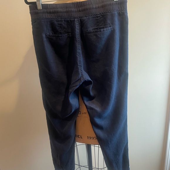 Athlete navy linen jogger size 10 - Picture 2 of 6